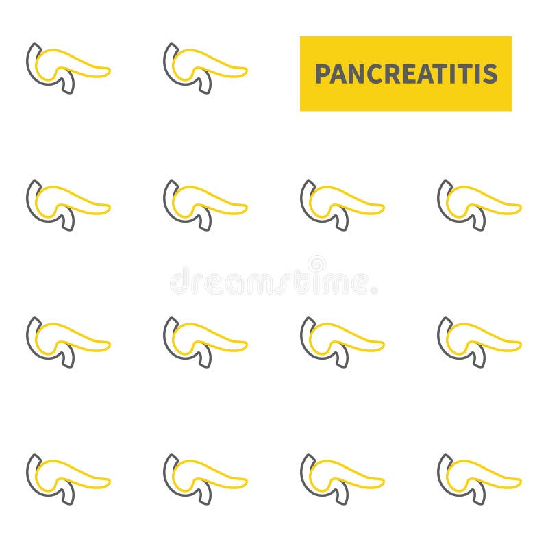 pancreatitis-disease-awareness-medical-pancreas-pattern-poster-stock