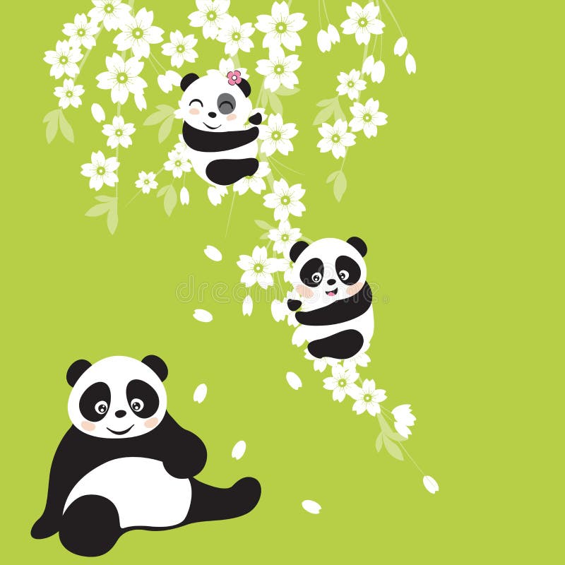 Panda illustrazione di stock Panda illustrazione di stock