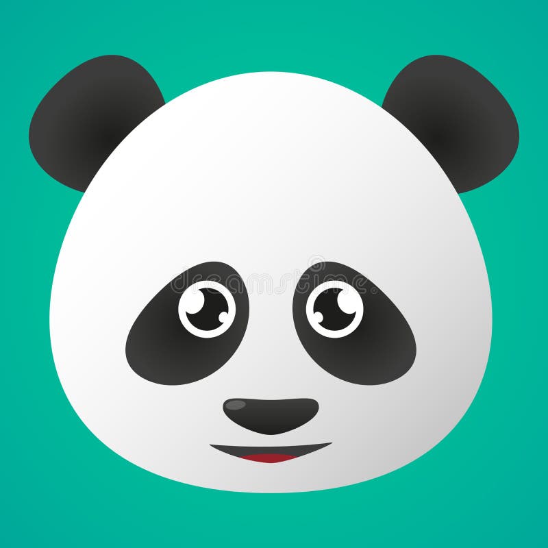 Panda avatar stock illustration Illustration of face  45383457