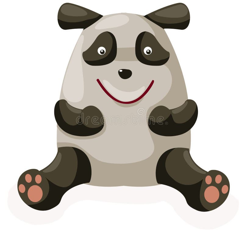Panda bear royalty free illustration