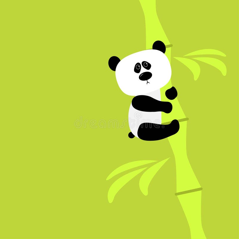 Cara de urso panda bonito. olhar amoroso. personagem de desenho animado.  ilustração.