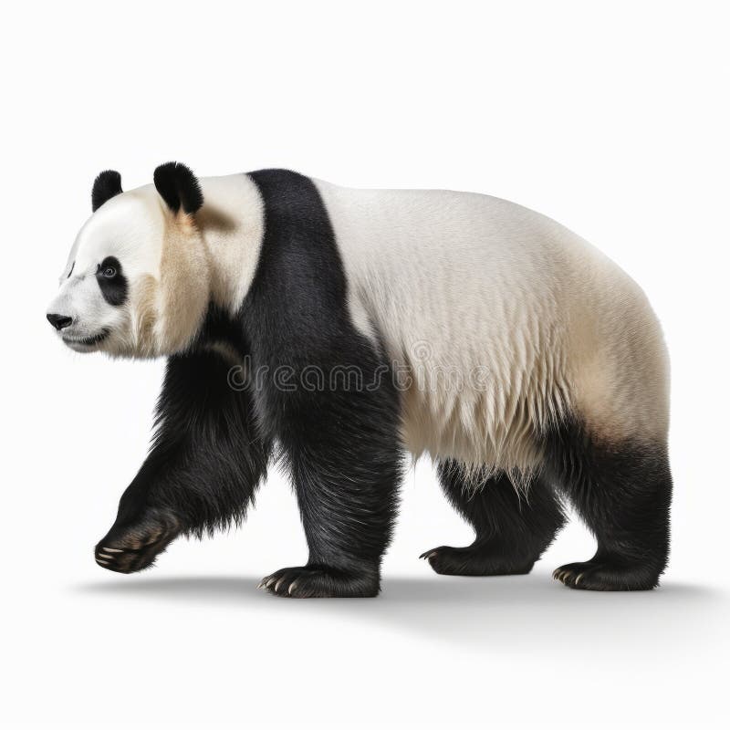 Stunning Photorealistic Rendering Of A Majestic Giant Panda vector illustration