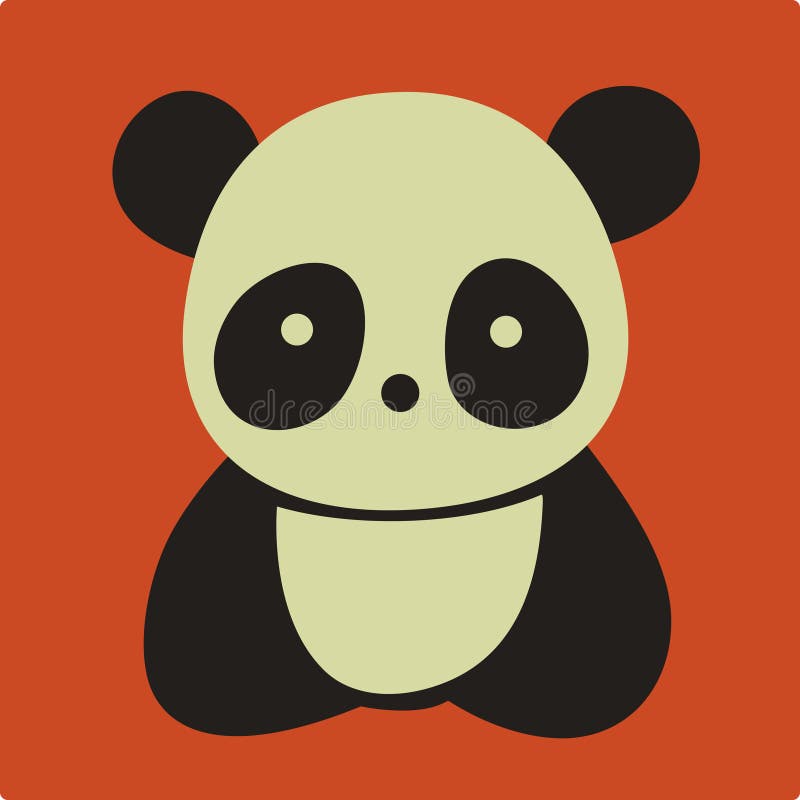 Panda di vettore illustrazione vettoriale Panda di vettore illustrazione vettoriale