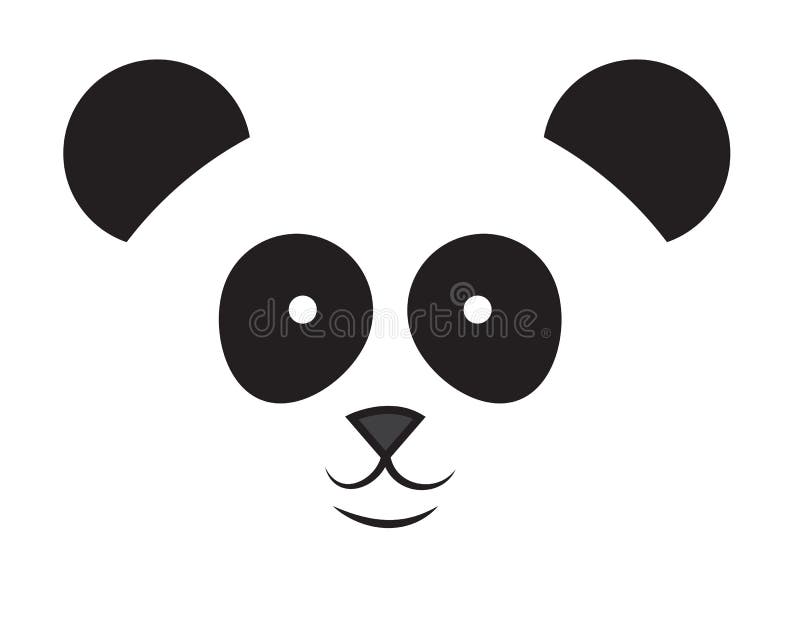 Panda Face illustration de vecteur Panda Face illustration de vecteur
