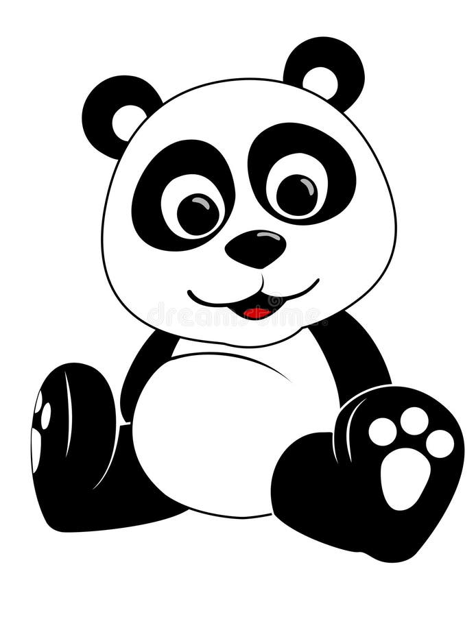 Panda Illustration Stock Illustration Illustration Of China