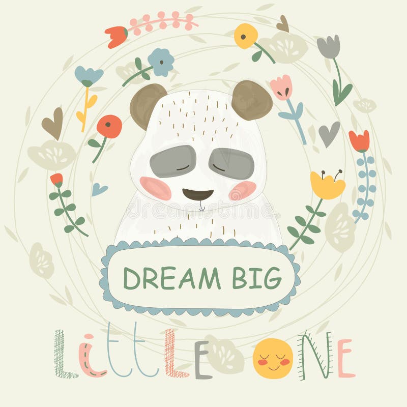 Panda linda libre illustration Panda linda libre illustration