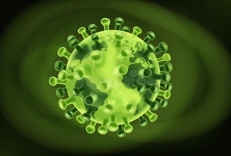 Pandemia mundial de células do vírus coronavírus