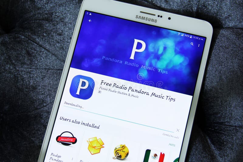 Pandora app for radio and music