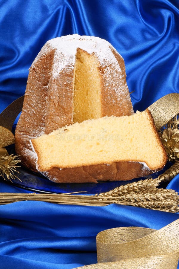 Pandoro the Italian Christmas Golden Cake Stock Photo - Image of ...