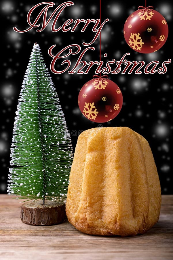 Pandoro Albero Di Natale.Pandoro Ed Albero Di Natale Immagine Stock Immagine Di Abete Torta 61961271