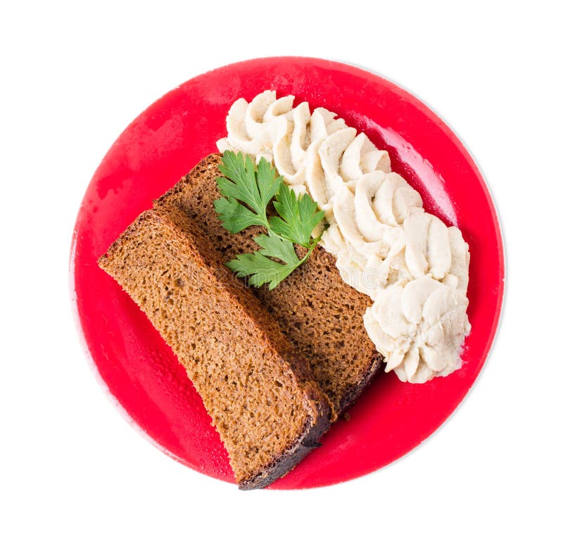 Pane di segale con il grasso tritato della carne di maiale immagine stock libera da diritti Pane di segale con il grasso tritato della carne di maiale immagine stock libera da diritti