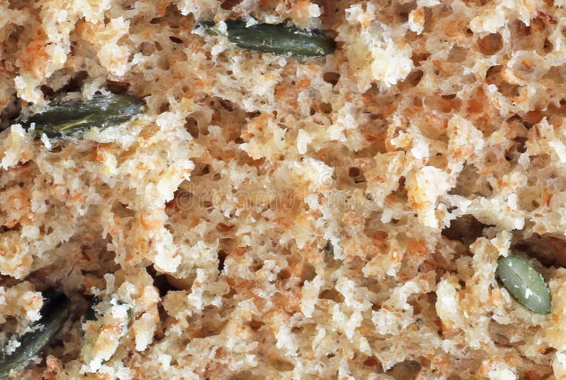 Pane fresco con semi. chiudere. immagine stock libera da diritti