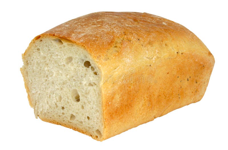 Pane saporito fresco - isolato immagini stock