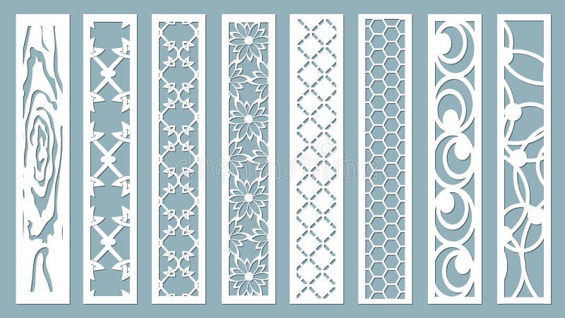 Panel For Registration Of The Decorative Surfaces Abstract Strips