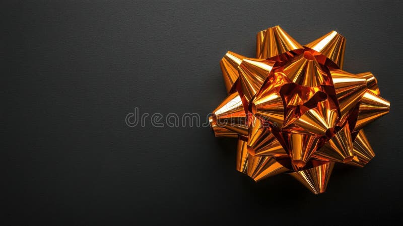 Panglica strălucitoare prezintă un sentiment festiv și o temă de design modern royalty free stock photos