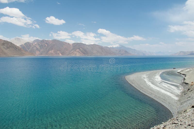 Pangong-See lizenzfreie stockbilder
