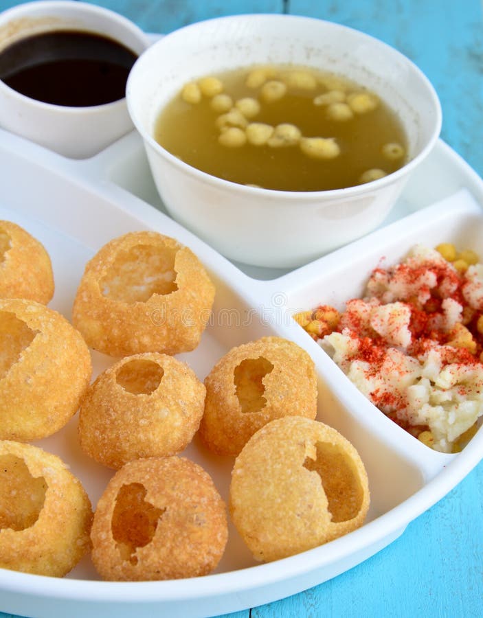 Pani Puri royalty free stock photo Pani Puri royalty free stock photo