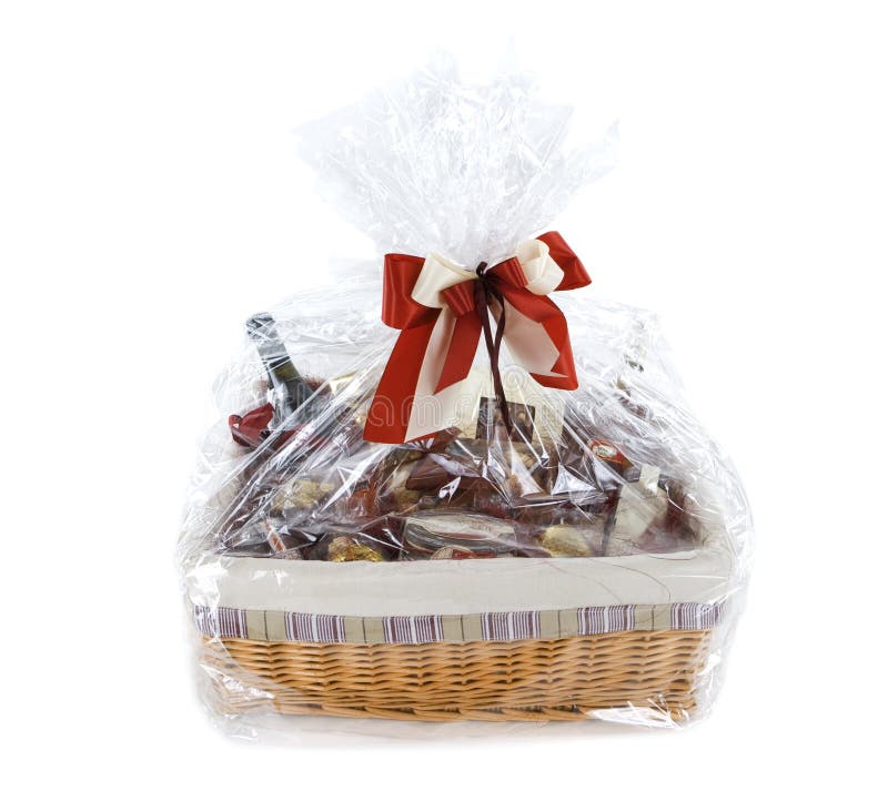 Panier de nourriture photo stock Panier de nourriture photo stock