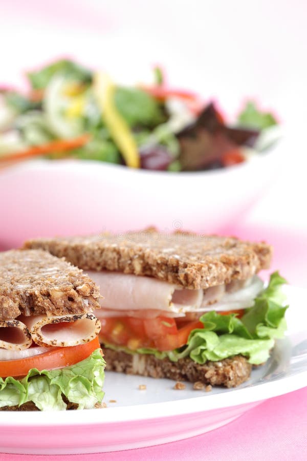 Panino sano 2 immagine stock libera da diritti Panino sano 2 immagine stock libera da diritti