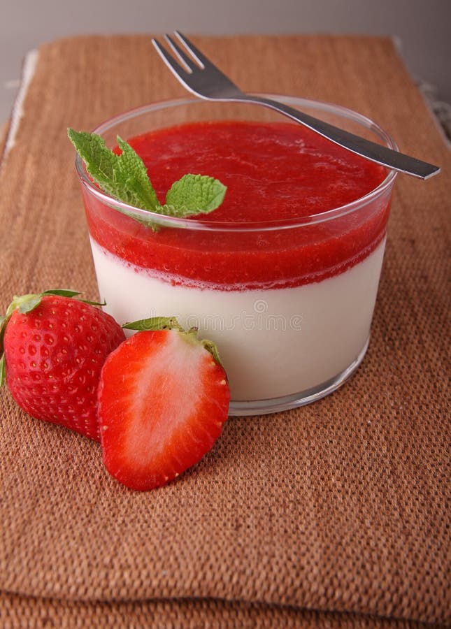 Panna cotta, dessert stock photo. Image of panna, gourmet 19510000