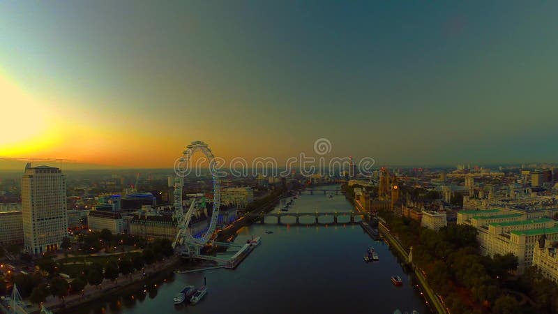 Panorama aereo di Londra centrale