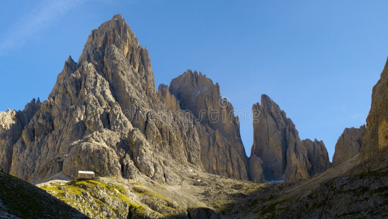 Panorama of alps dolomites