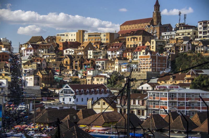 Panorama of Antananarivo city, Madagascar capital. Panoramic view of Antananarivo city, Madagascar capital royalty free stock photos Panorama of Antananarivo city, Madagascar capital. Panoramic view of Antananarivo city, Madagascar capital royalty free stock photos