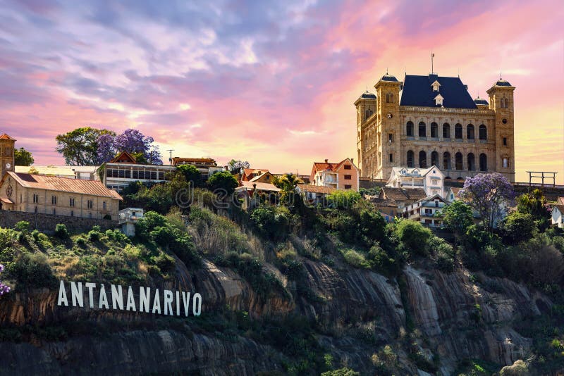 Panorama of Antananarivo capital of Madagascar. Panorama of Antananarivo or Tananarive, short Tana, Poor capital and largest city in Madagascar, Madagasikara stock photos Panorama of Antananarivo capital of Madagascar. Panorama of Antananarivo or Tananarive, short Tana, Poor capital and largest city in Madagascar, Madagasikara stock photos