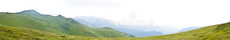 Panorama background in Carpathians.