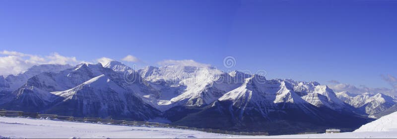panorama- banff royaltyfri bild panorama- banff royaltyfri bild