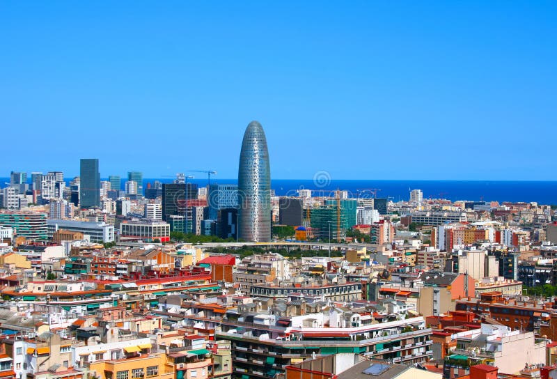 Panorama of Barcelona, Spain