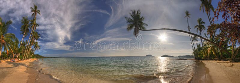 Panorama of beach of Koh Mak