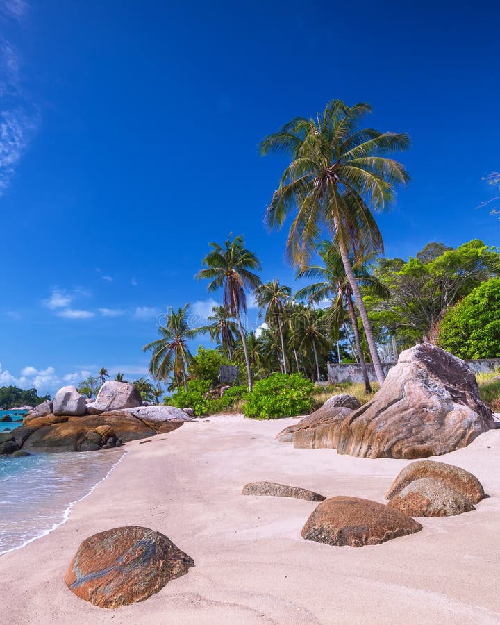 Panorama Beach And Rock Formation Photos At Berhala Island Kepulauan 