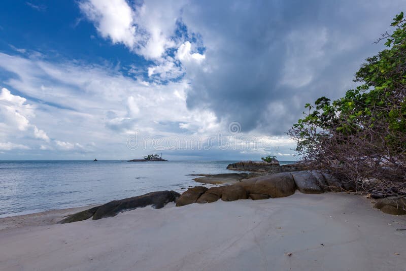 Panorama Beach And Rock Formation Photos At Berhala Island Kepulauan 