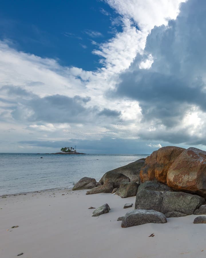 Panorama Beach And Rock Formation Photos At Berhala Island Kepulauan 