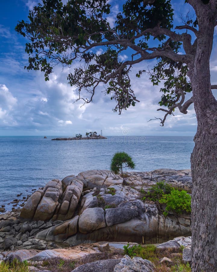 Panorama Beach And Rock Formation Photos At Berhala Island Kepulauan 