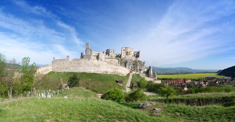 Panorama hradu Beckov