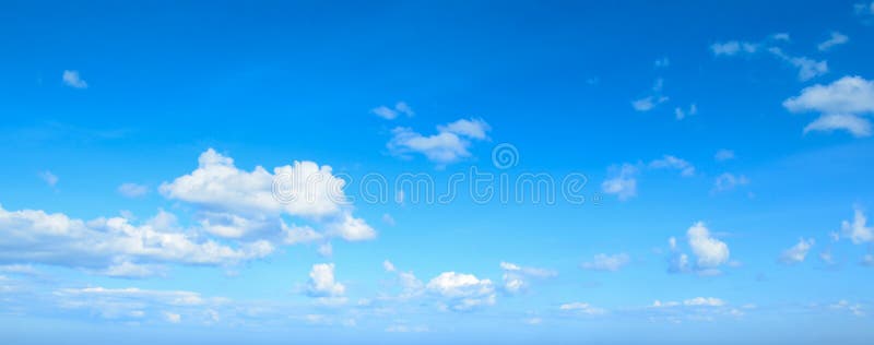 Sunny Blue Cloud Sky stock image. Image of blanket, outside - 9540749