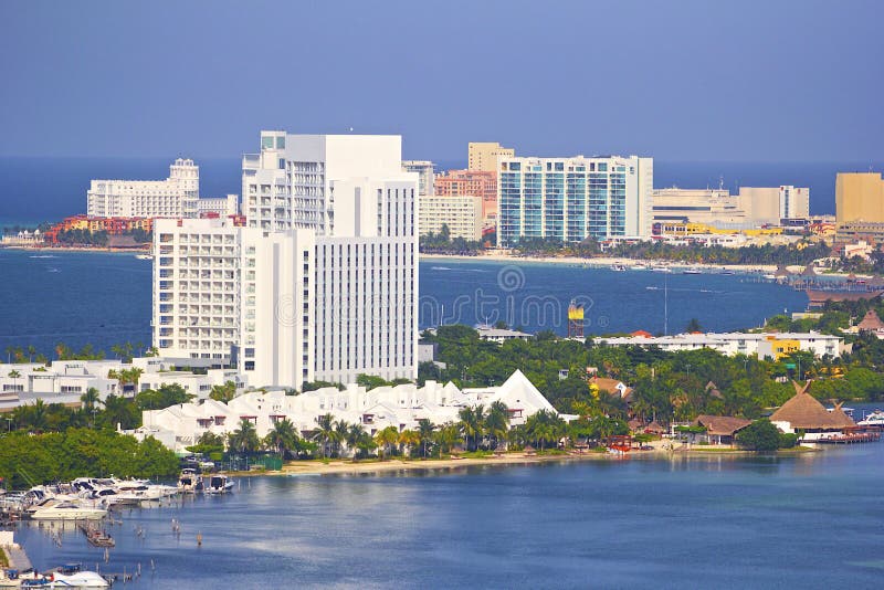 Panorama of Cancun , Cancun, Mexico