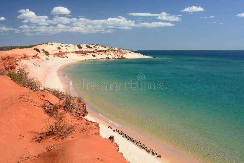 Panorama from Cape Peron. FranÃ§ois Peron national park. Shark Bay. Western Australia