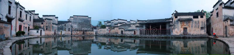 Panorama of a Chinese Village