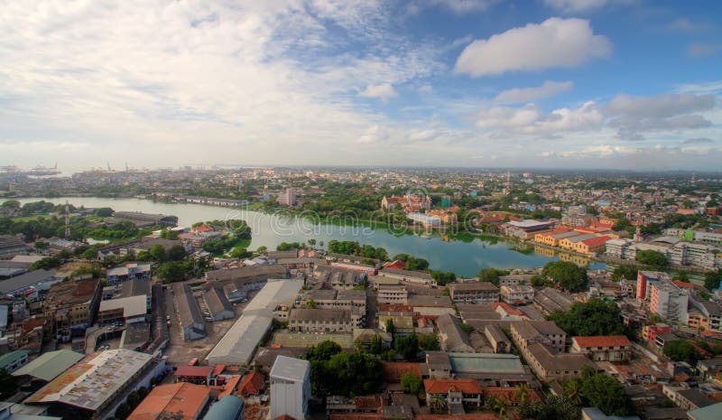 Download Panorama of Colombo stock photo. Image of lake, tourism - 14742380