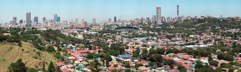 Panorama da cidade de Joanesburgo