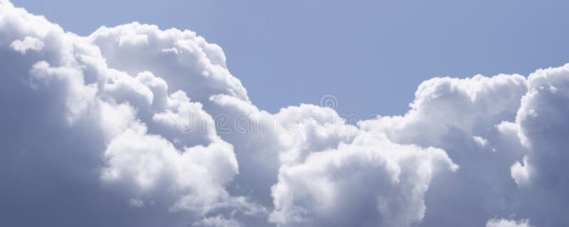 Panorama de las nubes