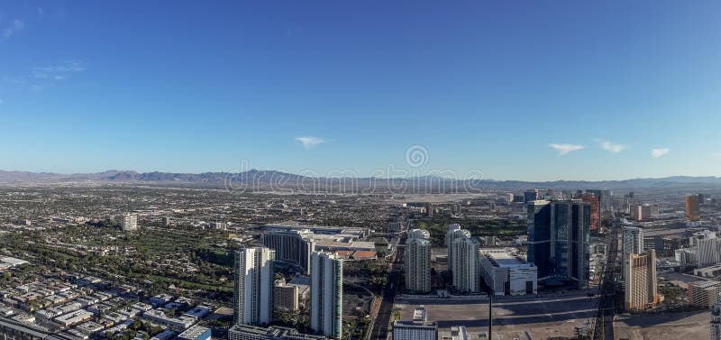 Panorama de Las Vegas Nevada foto de archivo Panorama de Las Vegas Nevada foto de archivo