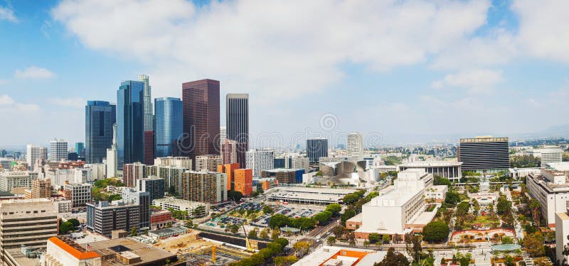 Panorama de paysage urbain de Los Angeles