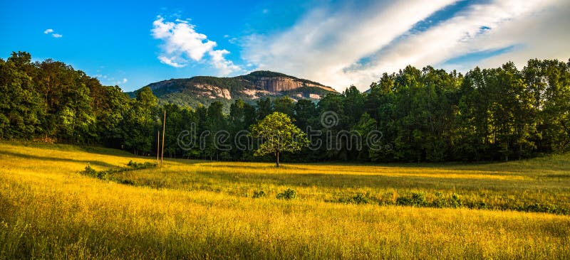 Panorama de roche de Tableau près de Sc de Greenville la Caroline du Sud