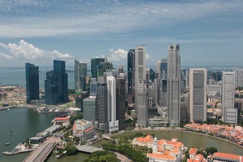 Highly detailed image of Singapore panorama. Highly detailed image of Singapore panorama