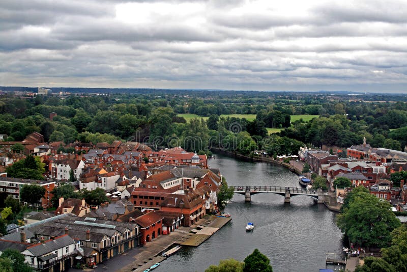 Panorama de Windsor, R-U image libre de droits Panorama de Windsor, R-U image libre de droits