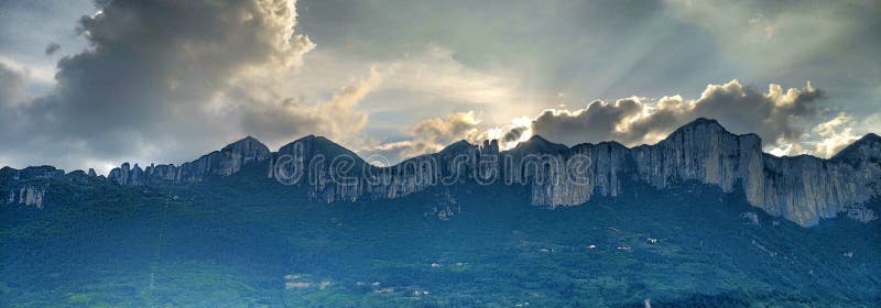 Panorama del canyon en-Shi immagini stock libere da diritti Panorama del canyon en-Shi immagini stock libere da diritti